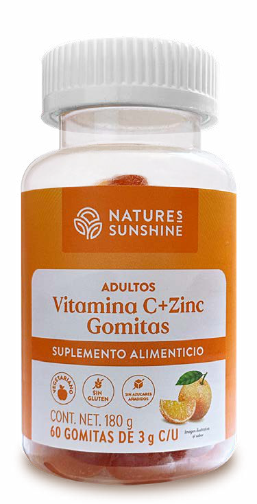 Gomitas VitaminaC Zinc Adultos